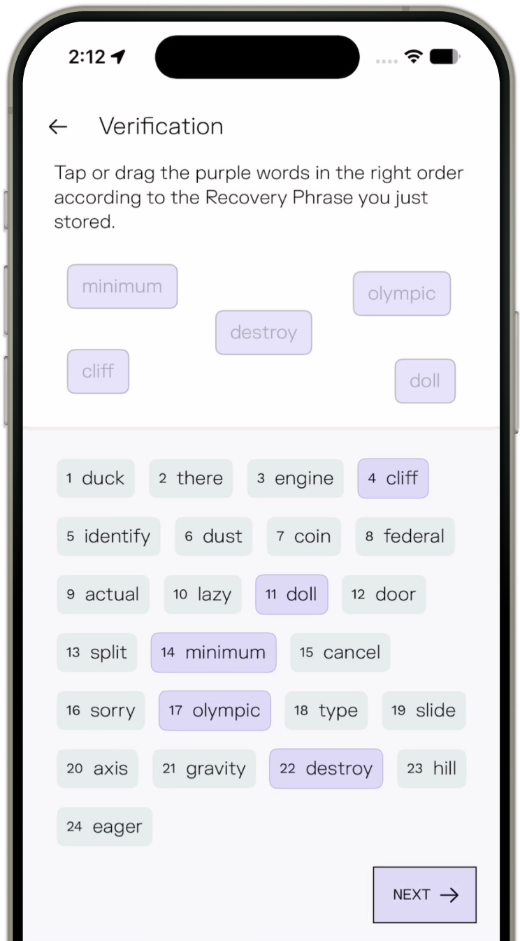 Secured by modern cryptography.