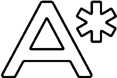 "A Star" Logo