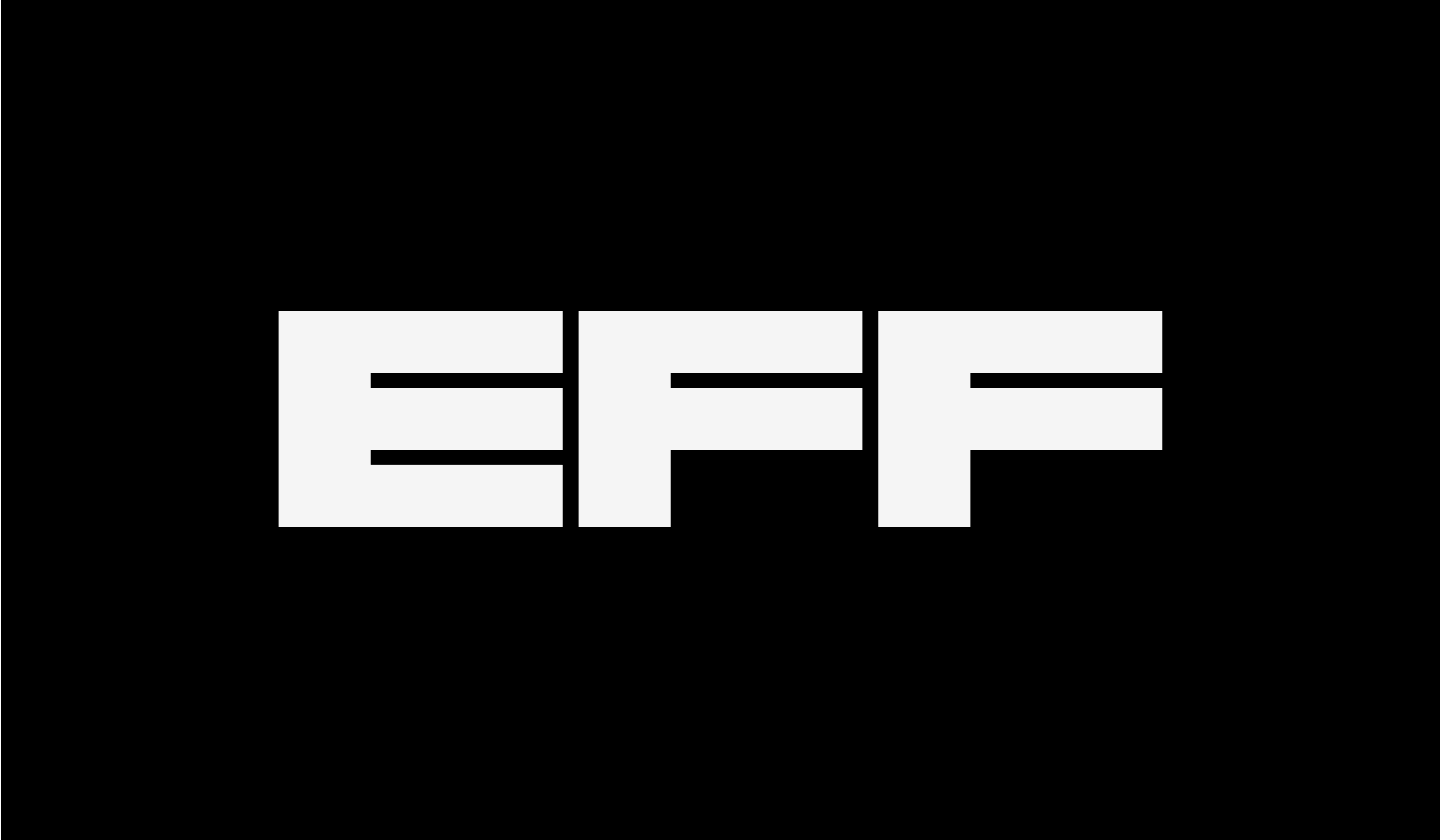 The electronic frontier foundation logo