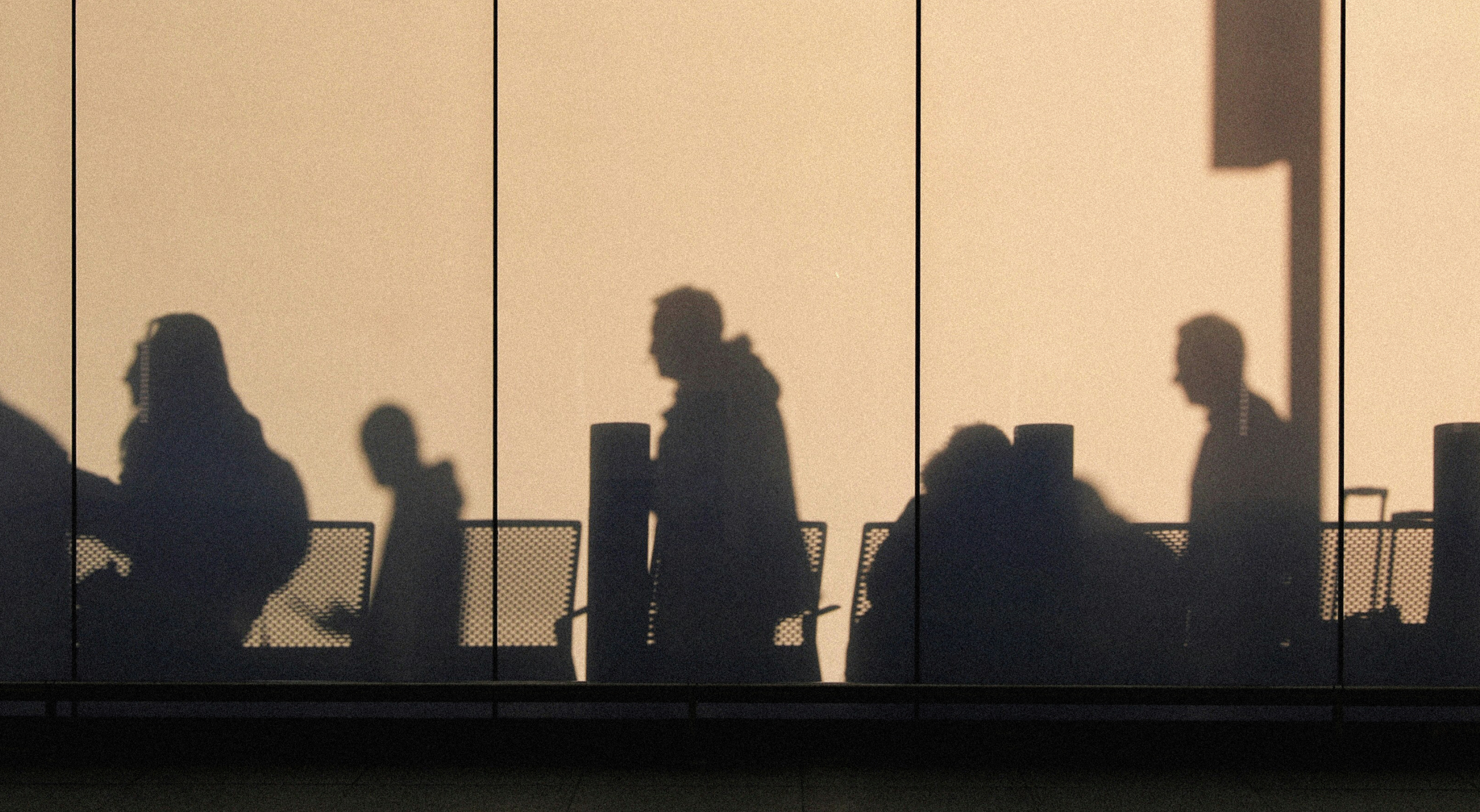 An image of silhouettes of people