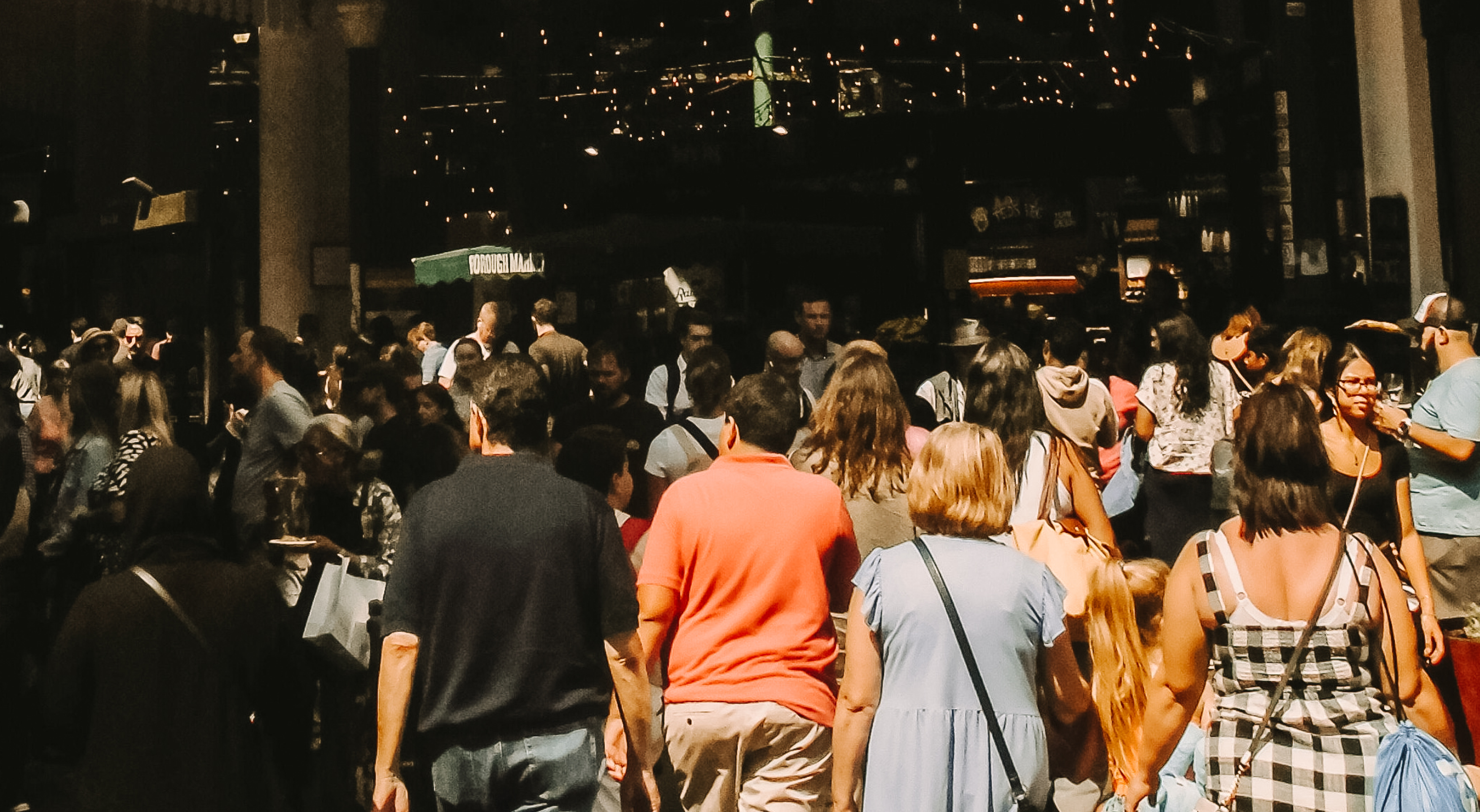 A photo of a crowd of people