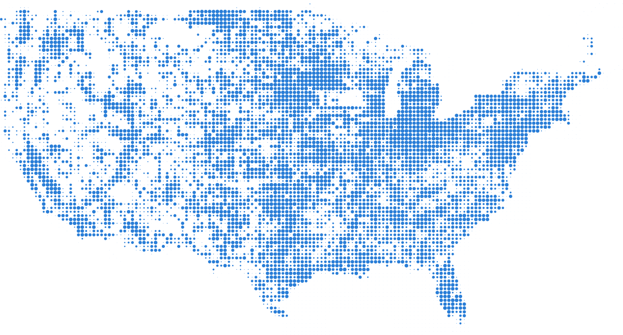 An image of AT&T's coverage map