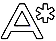 "A Star" Logo