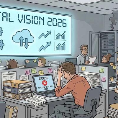 Warum wirksame Digitalisierung oft an schlechten Prozessen und chaotischer Zusammenarbeit scheitert