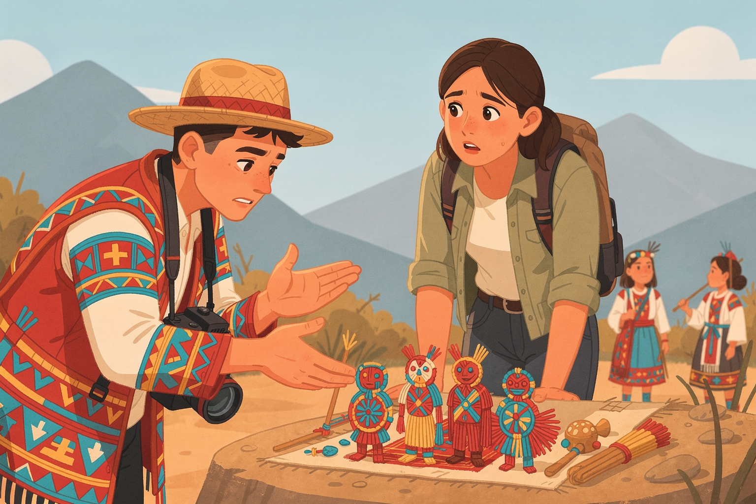 Los Huicholes y sus Ofrendas a los Dioses 