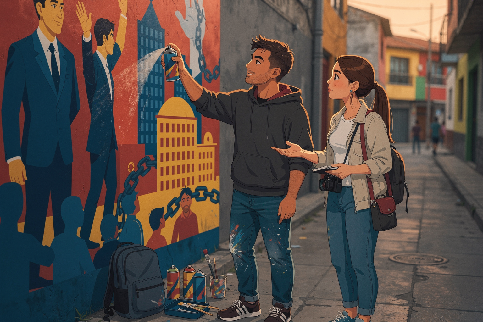 El artista callejero