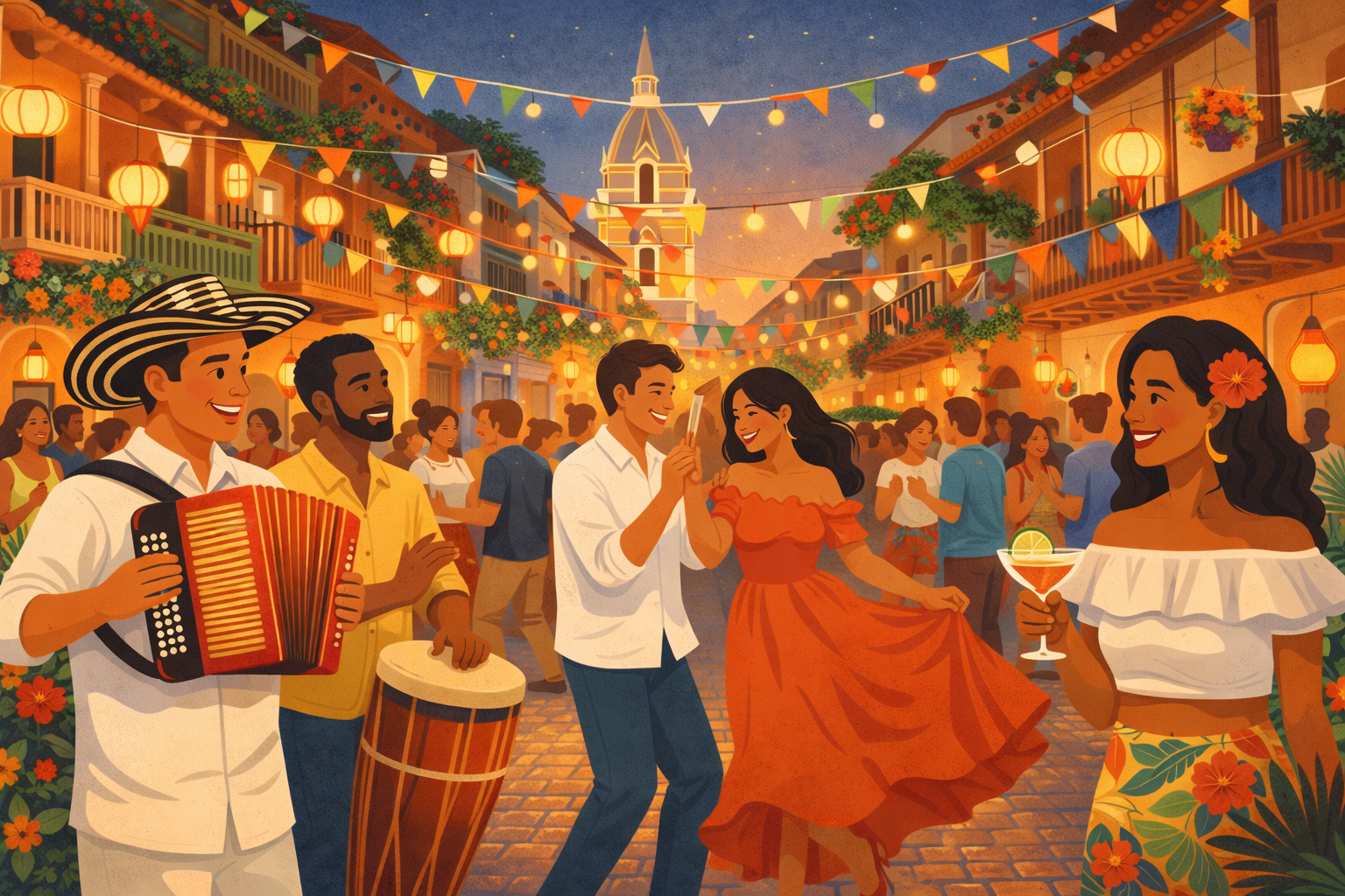 La fiesta en Cartagena
