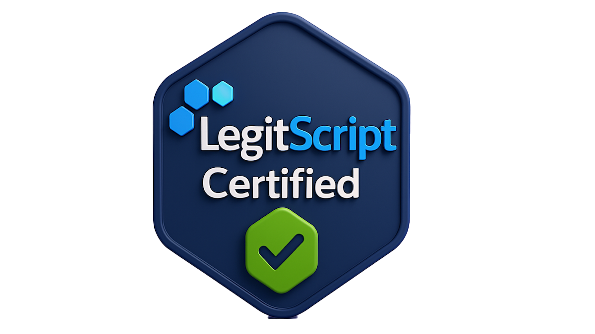 LegitScript Certified badge