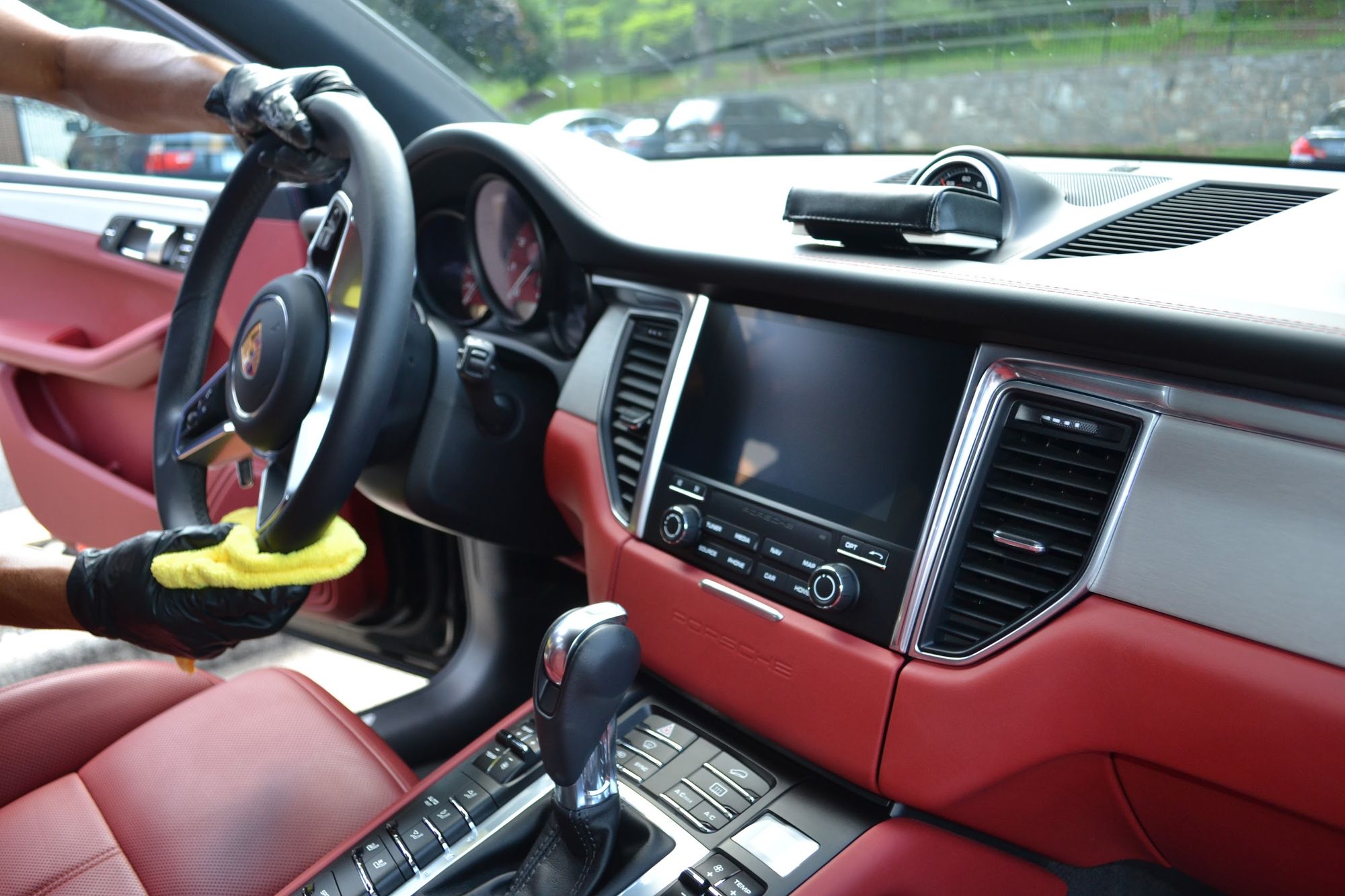 Beautifully done interior detailing for car detailing.