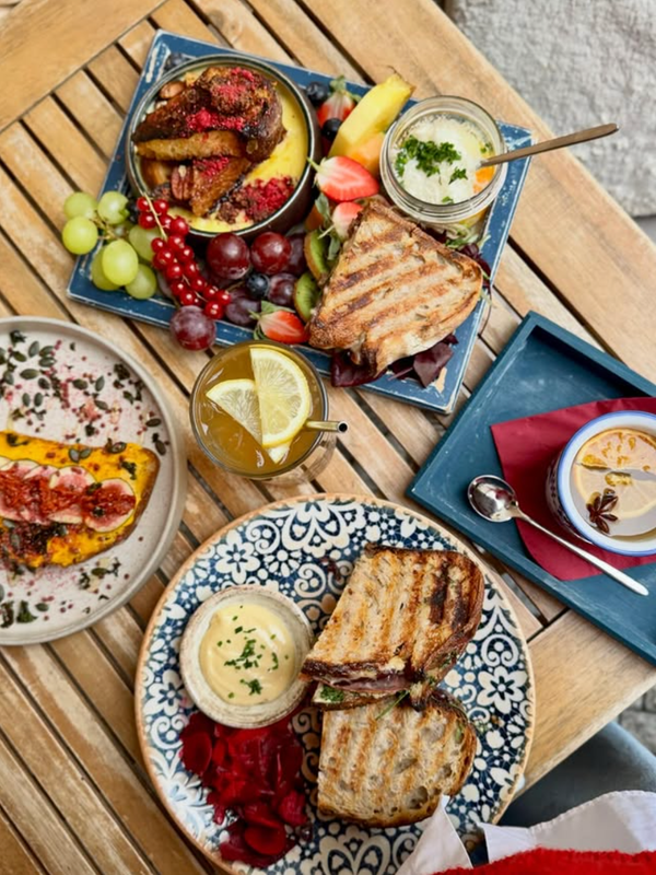 Brunch spread
