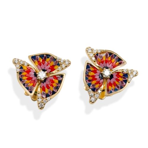 Earrings Trinity Yellow