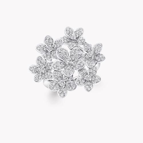 Кольцо Wild Flower Large Diamond Cluster