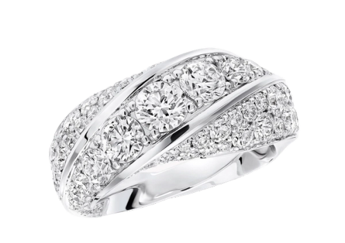 prsten Spiral Diamond