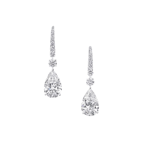 Серьги Pearshape Diamonds