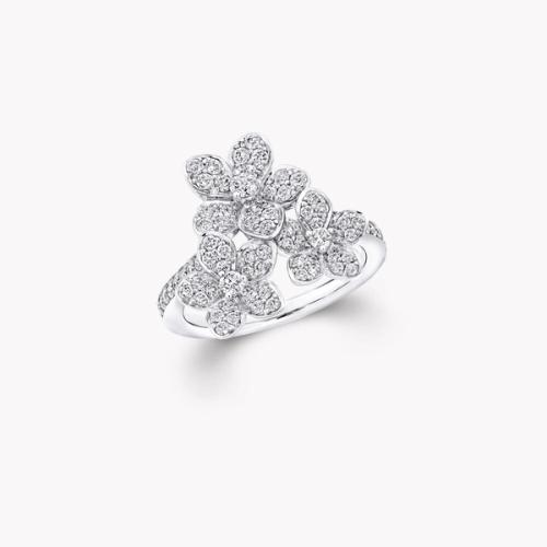 Кольцо Wild Flower Diamond Cluster