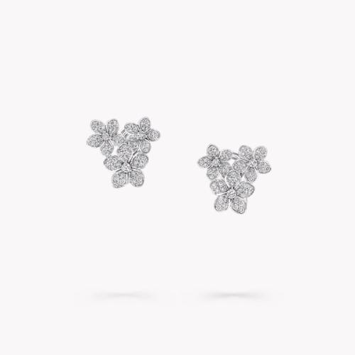 Серьги Wild Flower Diamond Cluster Stud