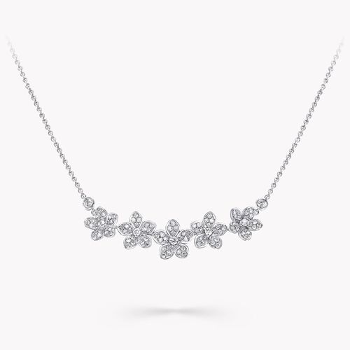 Колье Wild Flower Diamond Line