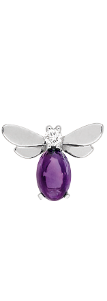 Earrings Attrape Moi BEE amethyst