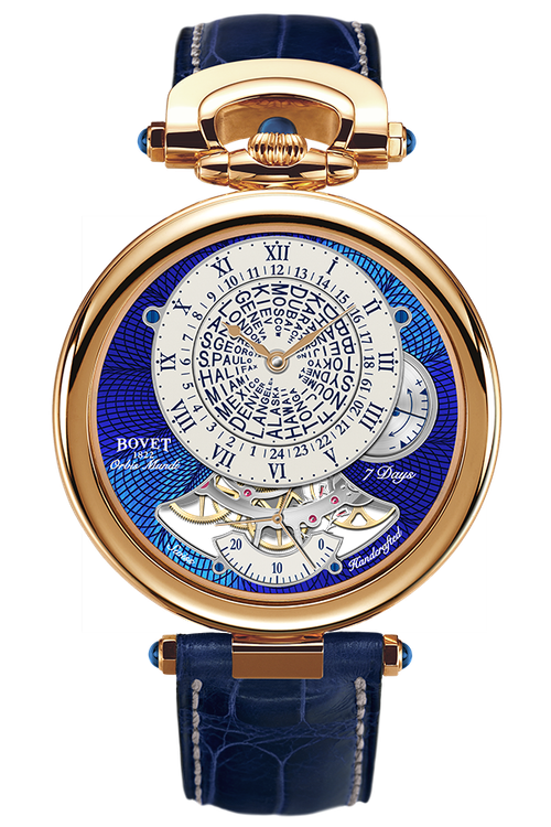 The Orbis Mundi Blue Guilloché