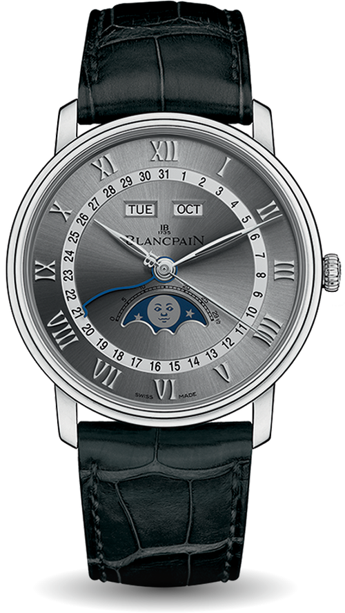 Quantième Complet steel