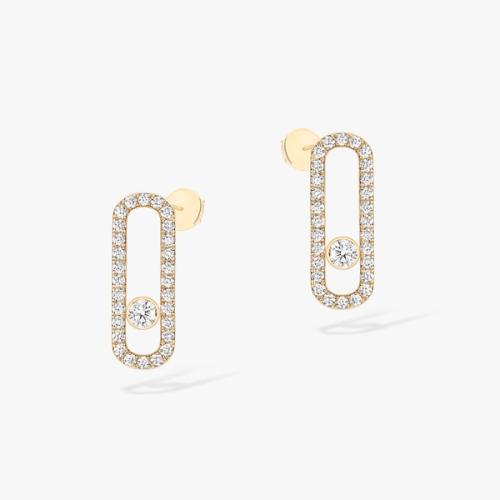 Earrings MOVE UNO Pavé-set Diamond
