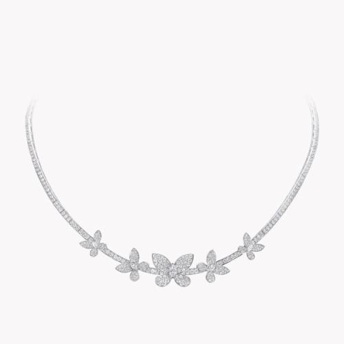 Halskette Pavé Butterfly Diamond