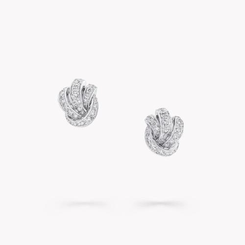 Earrings Tilda’s Bow Pavé Diamond Stud