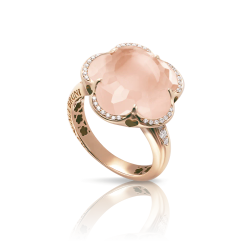 Prsten Bon Ton PINK QUARTZ