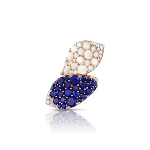 Ring Lakshmi Lapis Lazuli, Moonstone