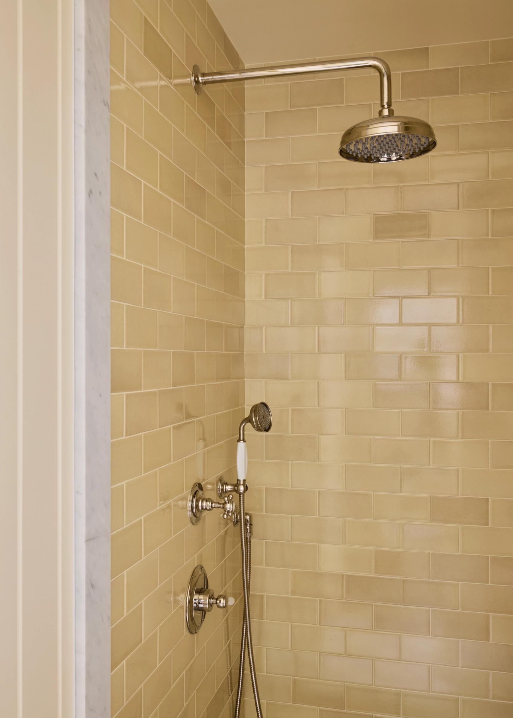 Yellow Tile Shower