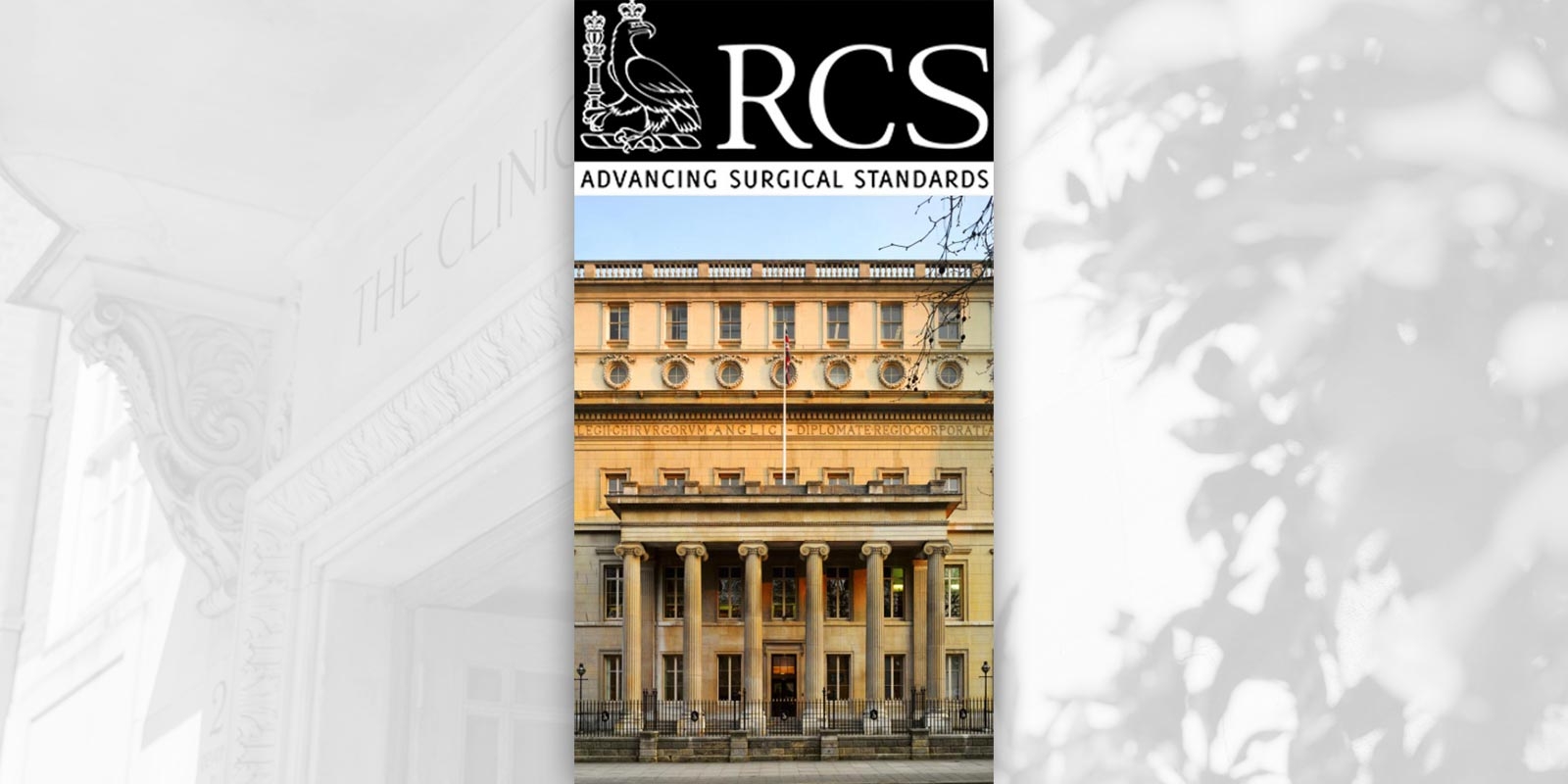 Publication cover that says "RCS Advancing Surgical Standards"