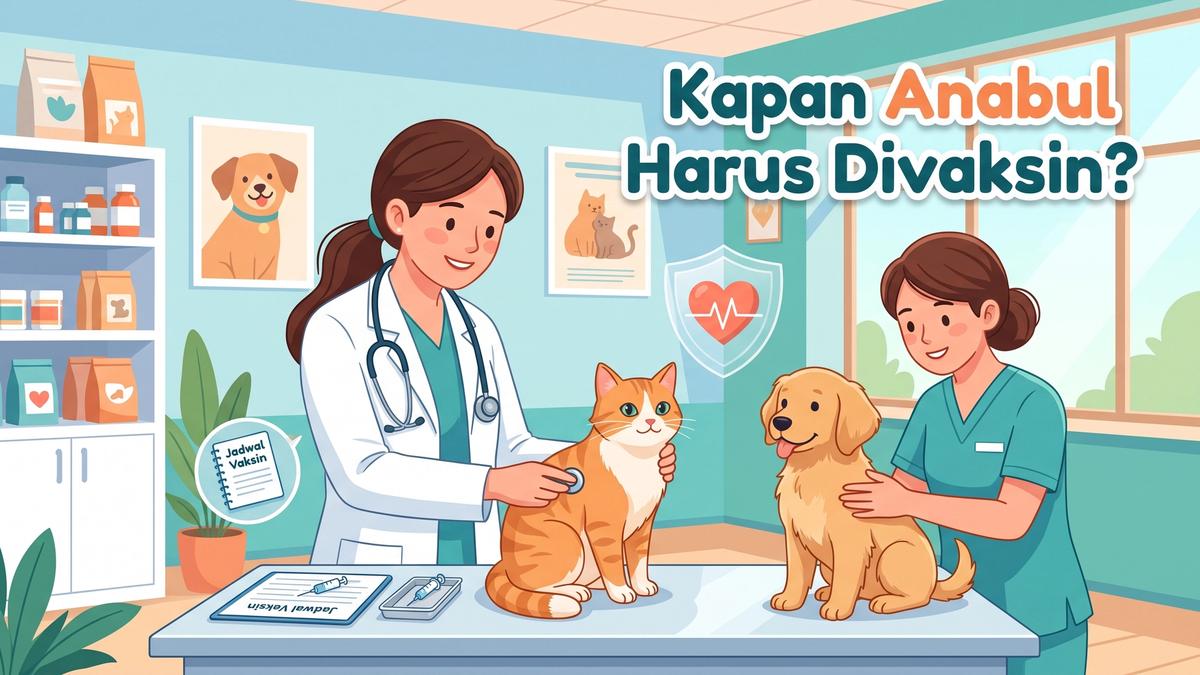 Kapan anabul harus divaksin?