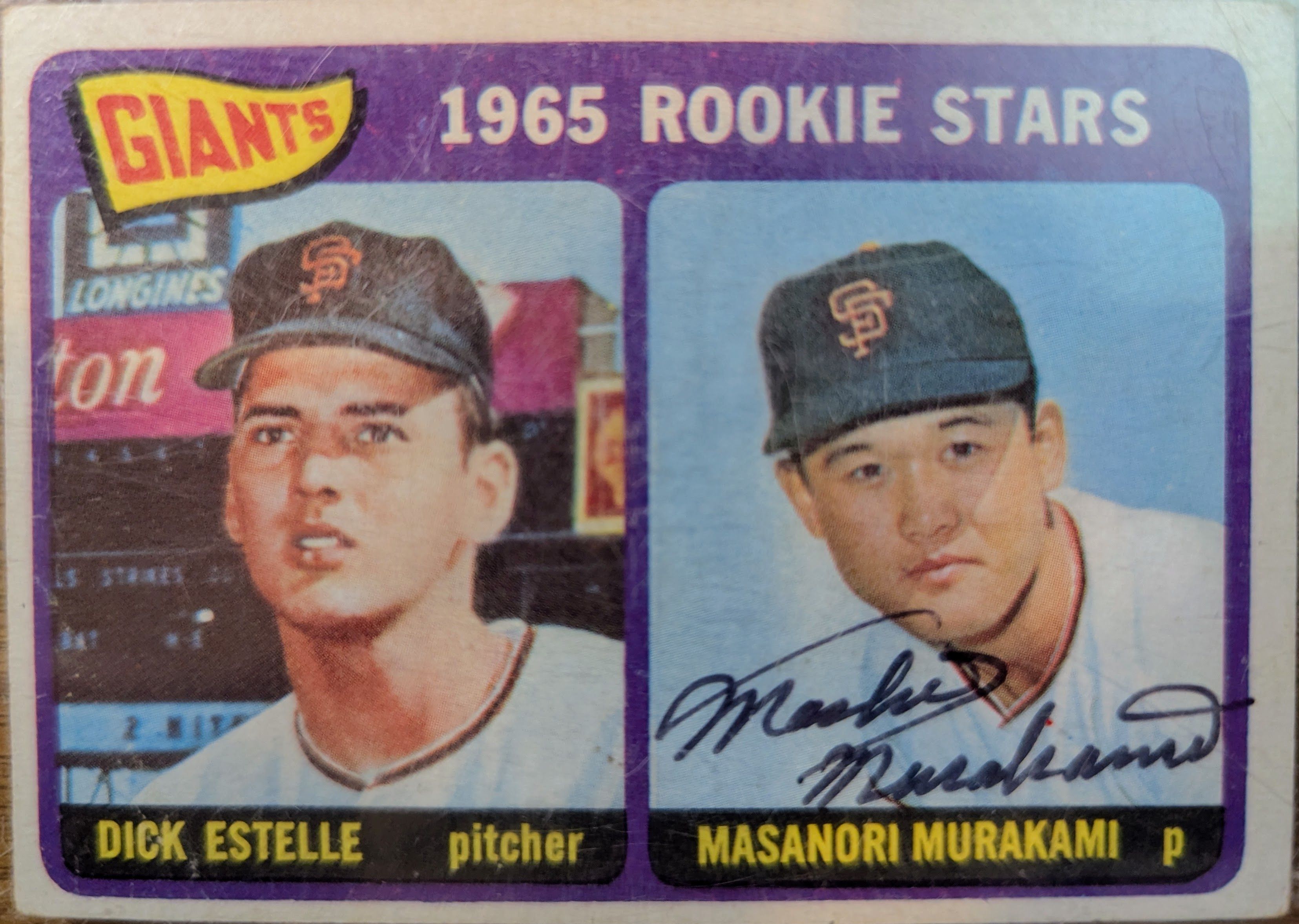 激レア 1965 Topps PSA 8 村上雅則 ビンテージ ルーキー Masanori Murakami - Japanese Ball Players