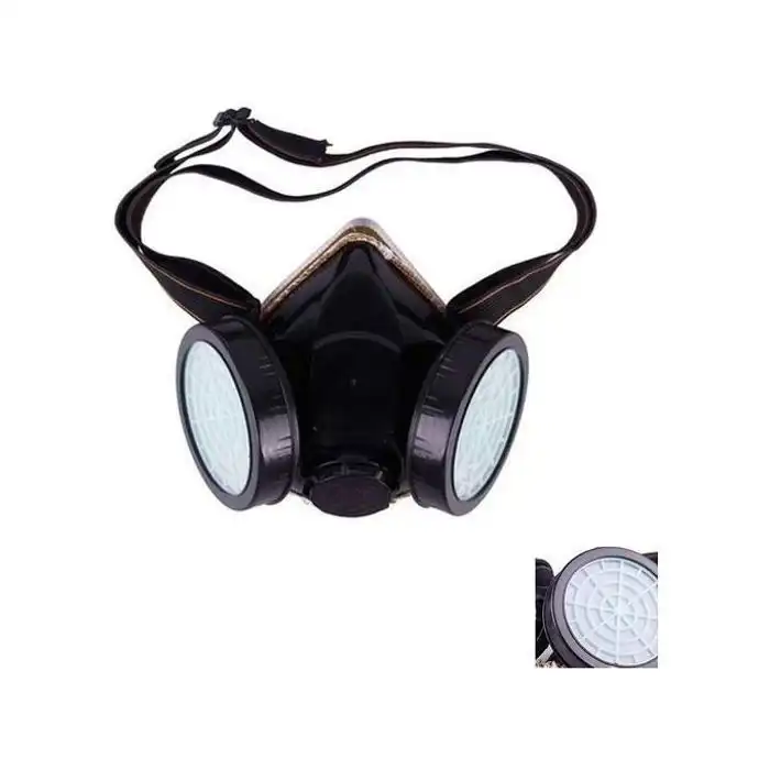 Masque Anti-Poussière Double Cartouche Chimique – Respiratoire Industriel - Image 1