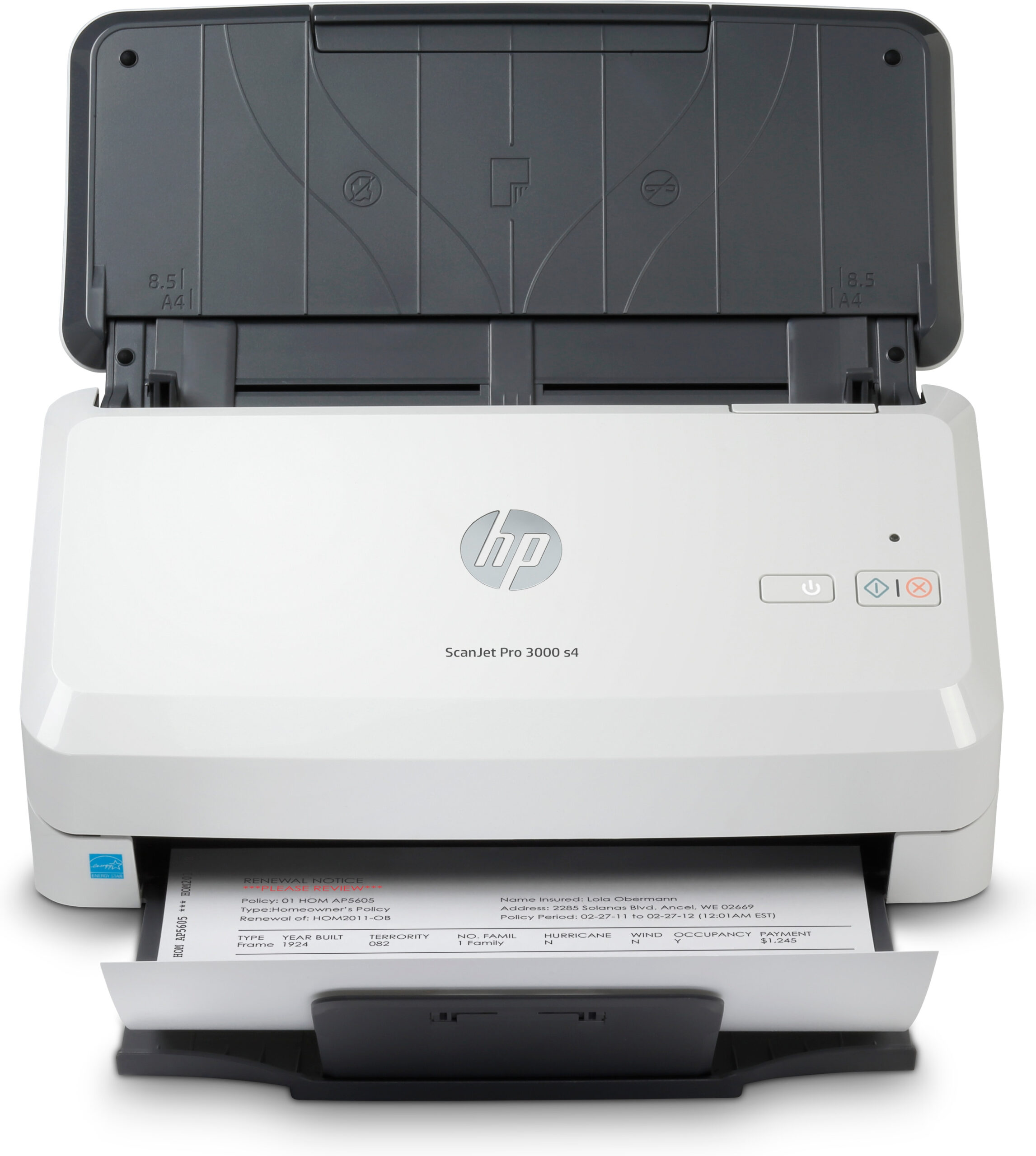 Scanner HP ScanJet Pro 3000 S4 – Scanner à défilement professionnel avec ADF - Image 1