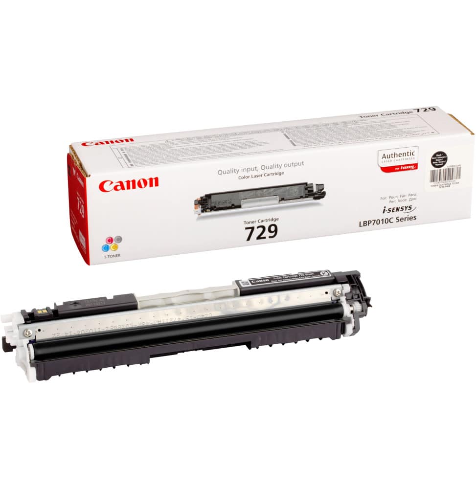 Toner Canon 729 Noir Original – Impressions nettes et fiables - Image 1