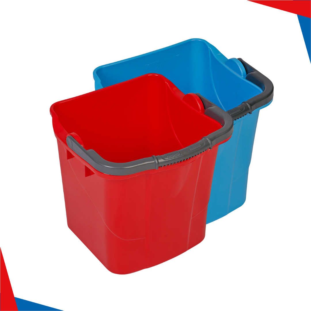 Seau carré plastique 25L Extra UC – Durable et stable - Image 1