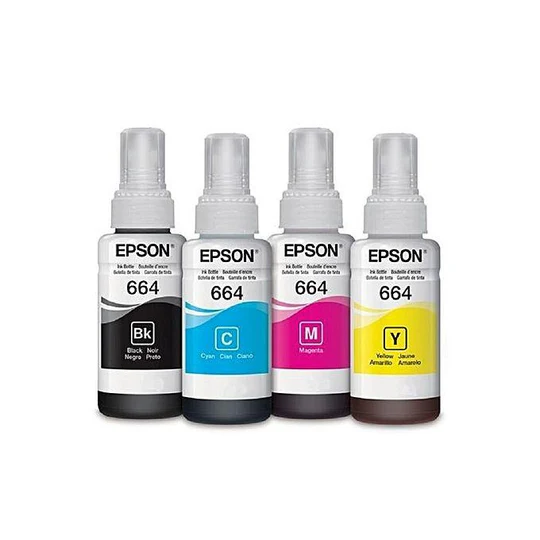 Pack encre Epson 664 Original – Noir, Cyan, Jaune, Magenta - Image 1
