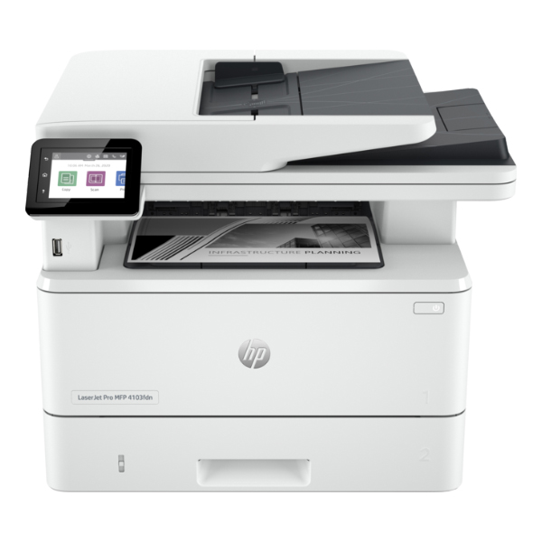 Imprimante multifonction laser HP LaserJet Pro 4103fdn – Bureau professionnel - Image 1