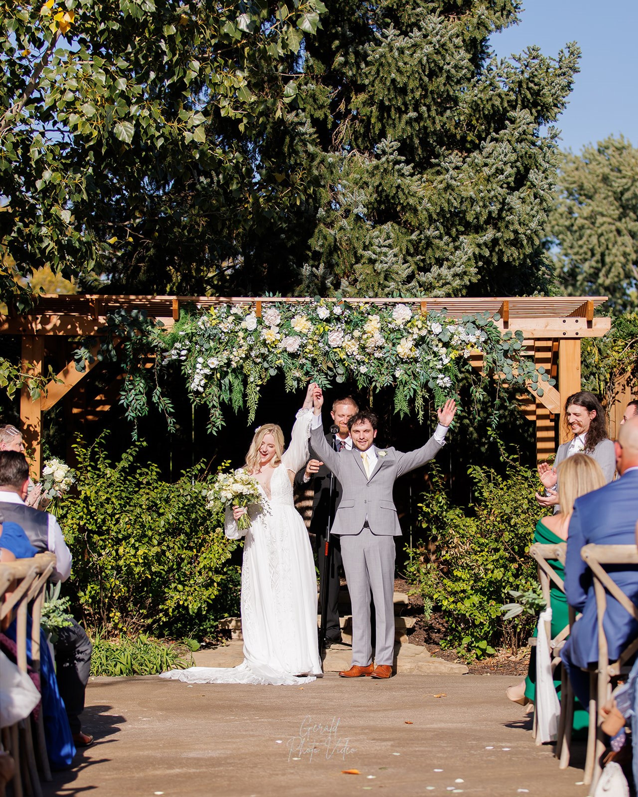 Logan & John's Autumn Garden Wedding at The Arbor Event Venue in Omaha