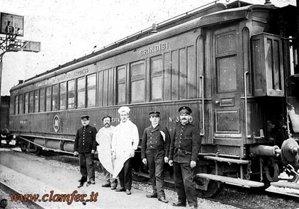 Vettura ristorante della CIWL in servizio sul “Peninsular Express”