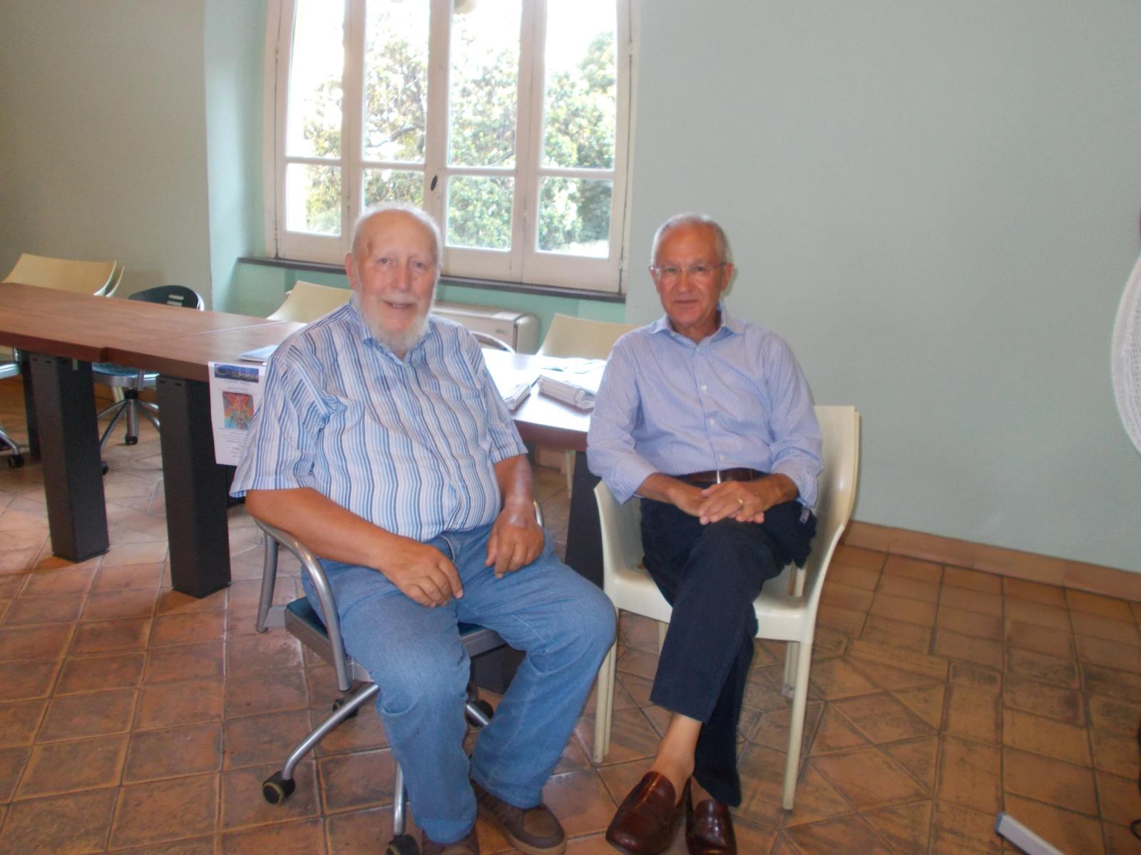 Giuseppe Bosich (da sinistra) e Lorenzo Bove (da destra), Salerno 26 luglio 2019