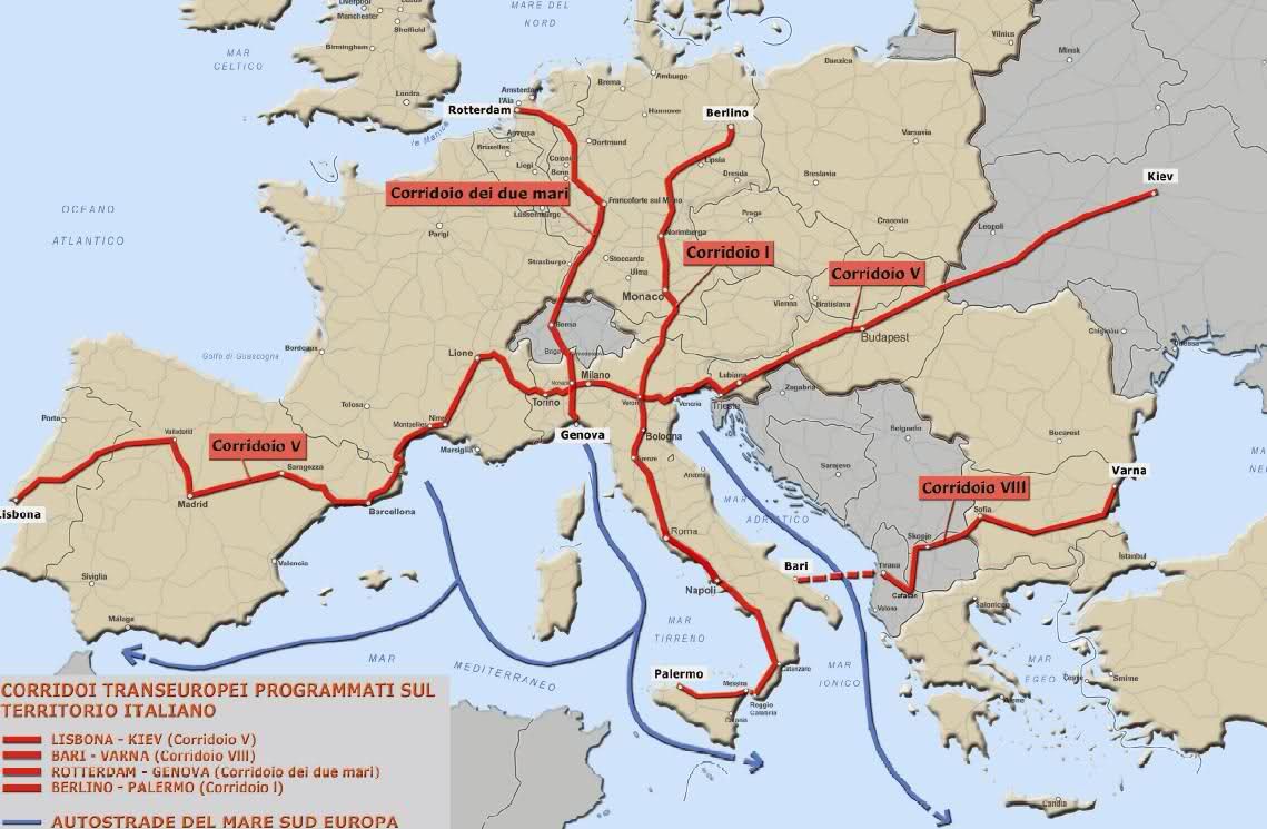 Immagine da “Corridoi ferroviari europei e No Tav”