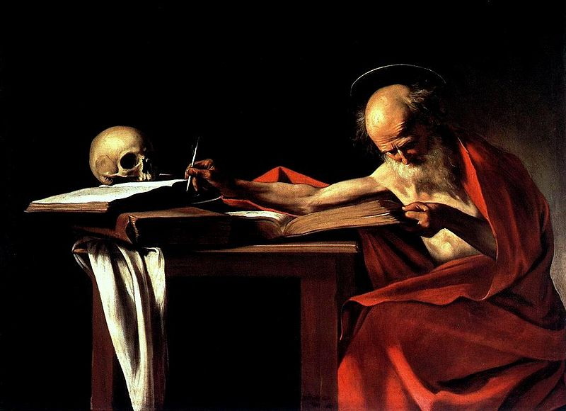 Caravaggio: San Gerolamo scriventeS