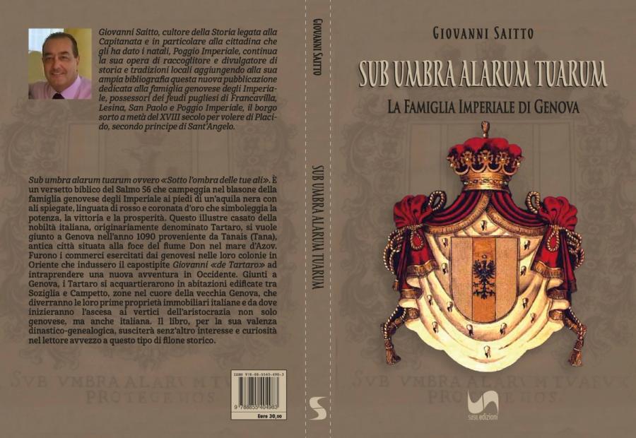 Immagine da “Giovanni Saitto, ancora due libri inediti sulla Famiglia Imperiale a Poggio Imperiale e in Capitanata.”