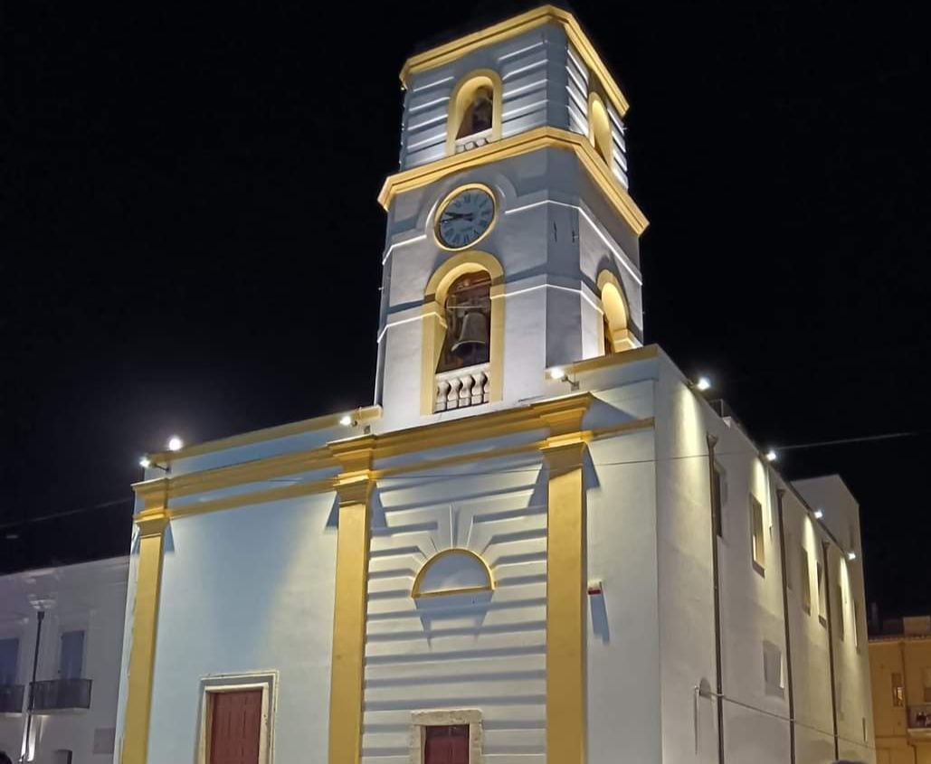 Poggio ImperialeChiesa Matrice San Placido Martire(dopo il rifacimento della facciata)