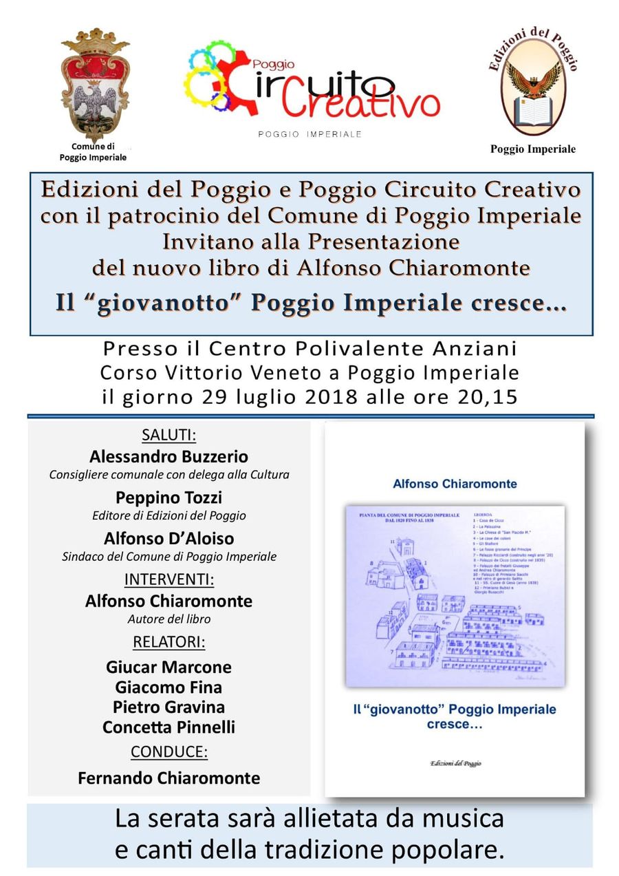 Immagine da “Il “giovanotto” Poggio Imperiale cresce … un nuovo libro di Alfonso Chiaromonte”