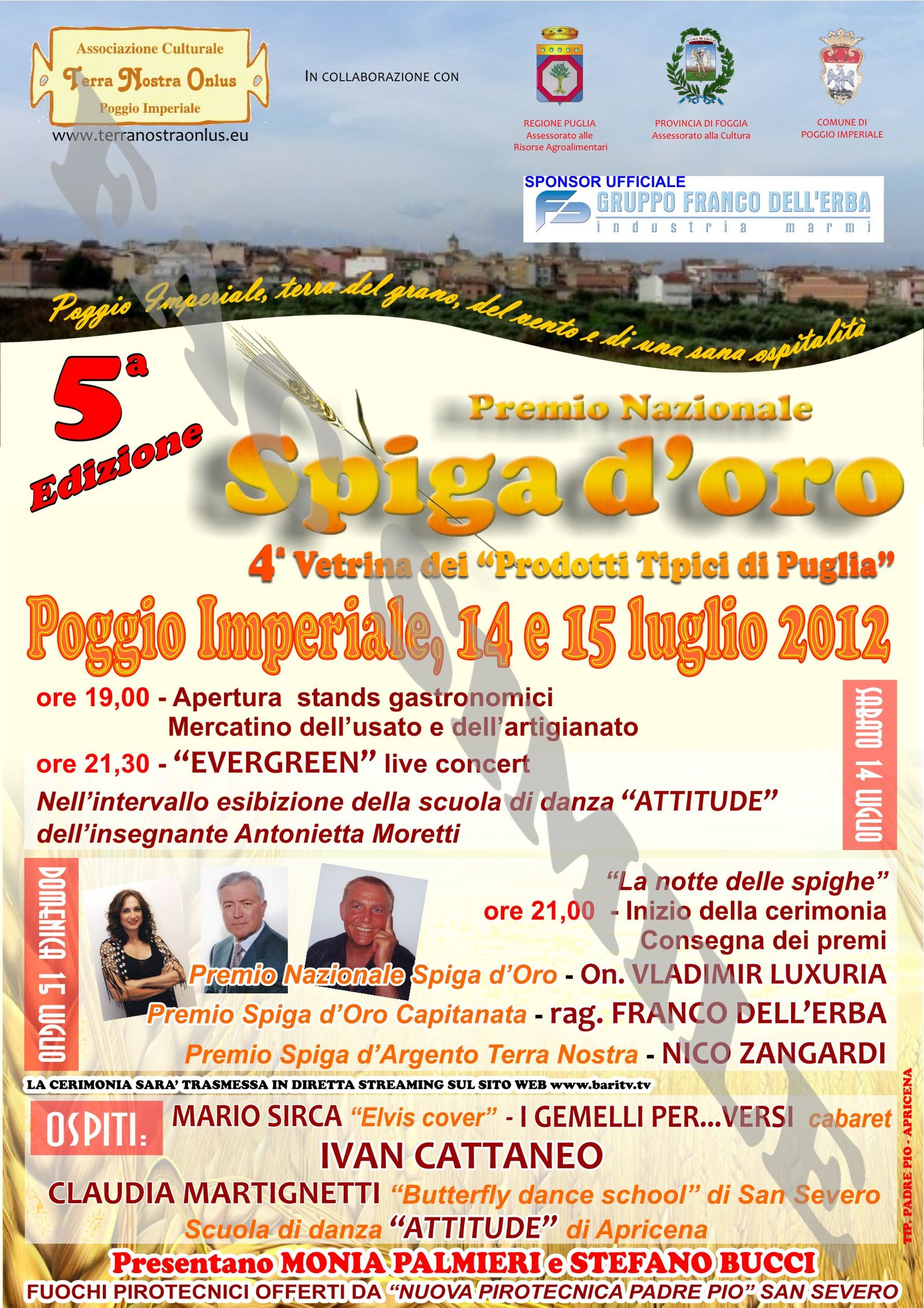 Immagine da “Premio Nazionale Spiga d’Oro 2012”