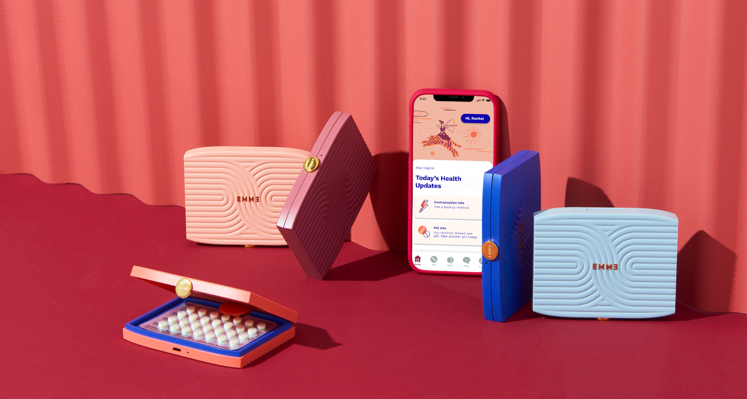 Emme Smart Cases with the Pill & Health Tracker App