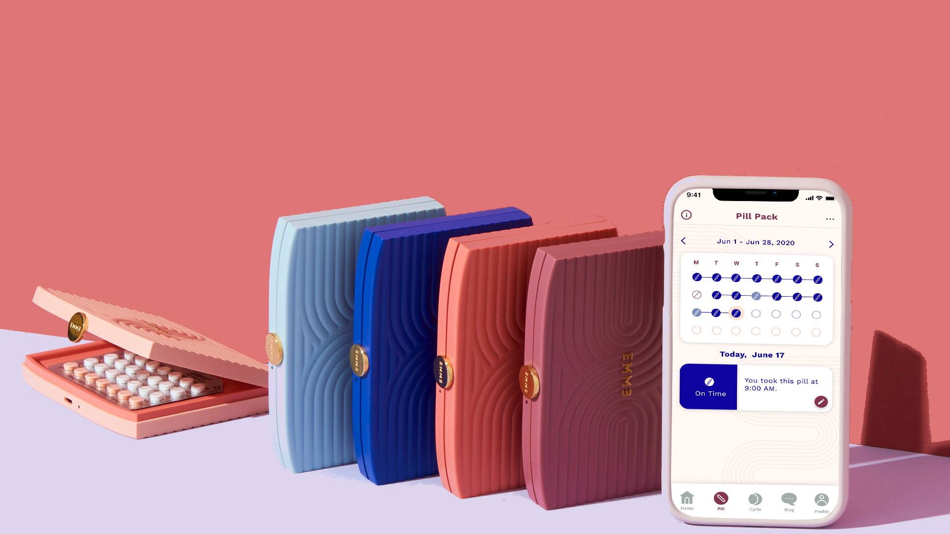 Emme Smart Cases with Pill & Health Tracker App